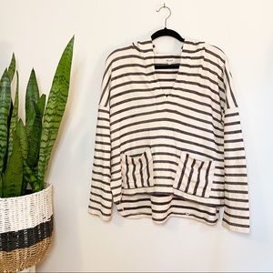 Madewell striped hoodie